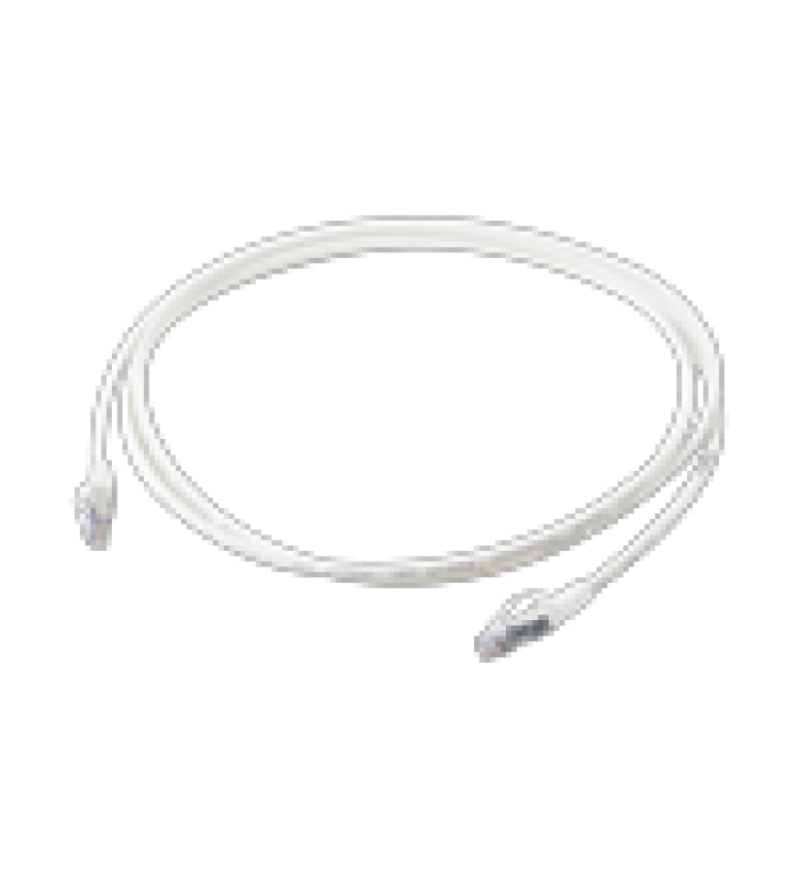 PATCH CORD SKINNY CAT6A BLINDADO S/FTP, 7FT, DIAMETRO REDUCIDO 28 AWG, COLOR BLANCO