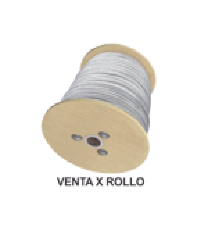 CABLE DE RETENIDA DE 1/8, RESISTENCIA 600 KG, 7 HILOS, (CARRETE DE 4100 METROS)