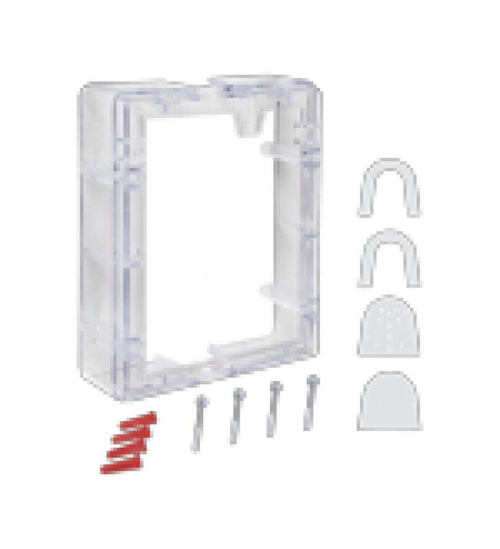ESPACIADOR DE CONDUCTO CON MARCO - TRANSPARENTE PARA LA SERIE STOPPER