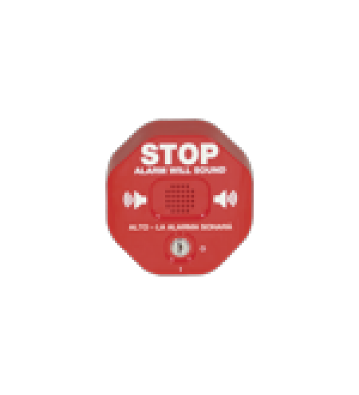 ALARMA DE PUERTA MULTIFUNCION  EXIT STOPPER? PARA PUERTAS DOBLES RESTRINGIDAS