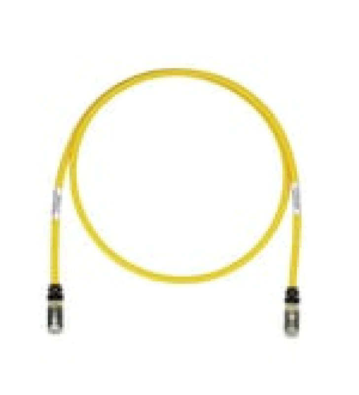 PATCH CORD CAT6A, BLINDADO S/FTP, CM/LS0H, 0.5 M, COLOR AMARILLO