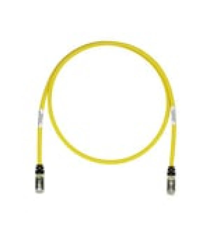 PATCH CORD CAT6A, BLINDADO S/FTP, CM/LS0H, 17FT, COLOR AMARILLO