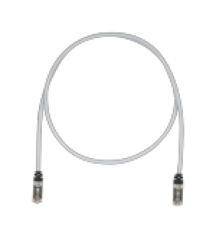 PATCH CORD CAT6A, BLINDADO S/FTP, CM/LS0H, 5FT, COLOR GRIS
