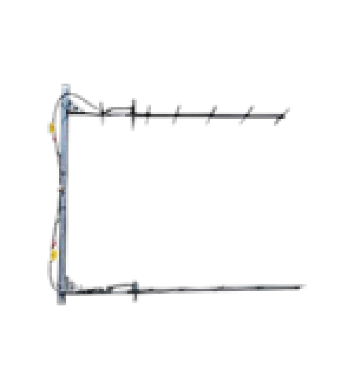 ANTENA YAGI DOBLE DIRECIONAL DE 7 ELEMENTOS, 403-430 MHZ, 12.5 DB, 27 MHZ, 250 WATT, N MACHO.
