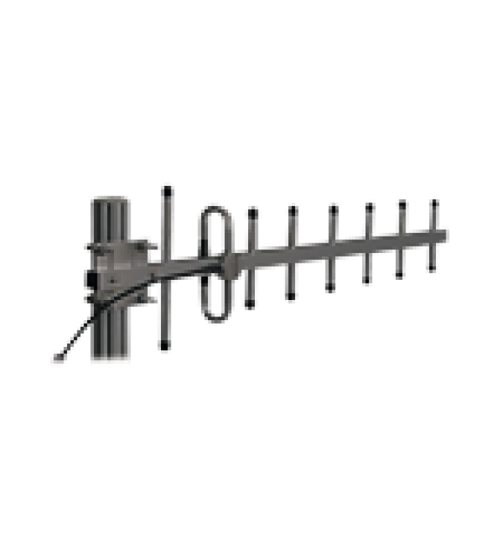 ANTENA YAGI 440-460 MHZ, 10DB GANANCIA, ANODIZADA EN NEGRO, 7 ELEMENTOS, N MACHO.