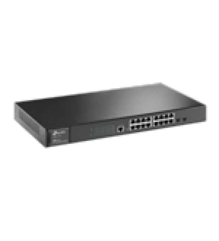 SWITCH JETSTREAM GIGABIT ADMINISTRABLE CAPA 2, 16 PUERTOS 10/100/1000 MBPS + 2 PUERTOS SFP, 1 PUERTO DE CONSOLA.