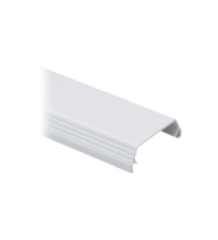 CUBIERTA (TAPA) TIPO BISAGRA PARA CANALETA T-45, DE PVC RIGIDO, 60.3 X 19.1 X 2438.4 MM, COLOR BLANCO MATE