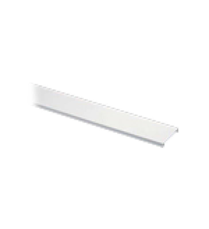 CUBIERTA PARA CANALETA T-70, DE PVC RIGIDO, 70.1 X 9.1 X 2400 MM, COLOR BLANCO MATE