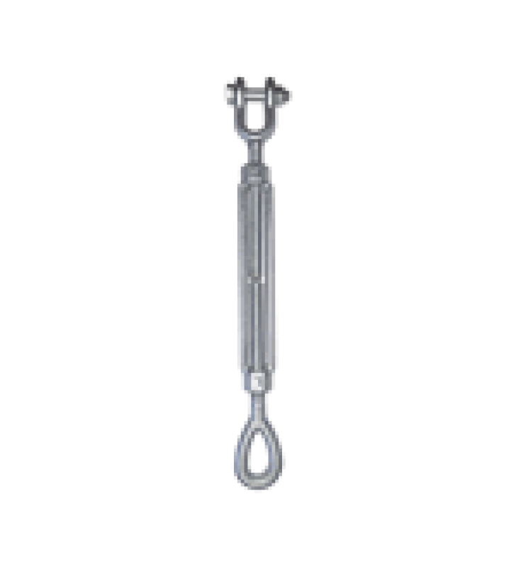 TENSOR DE 3/8 X 6 ACERO FORJADO OJO-QUIJADA, GALV. INMERSION EN CALIENTE (CARGA MAX. 544 KG).