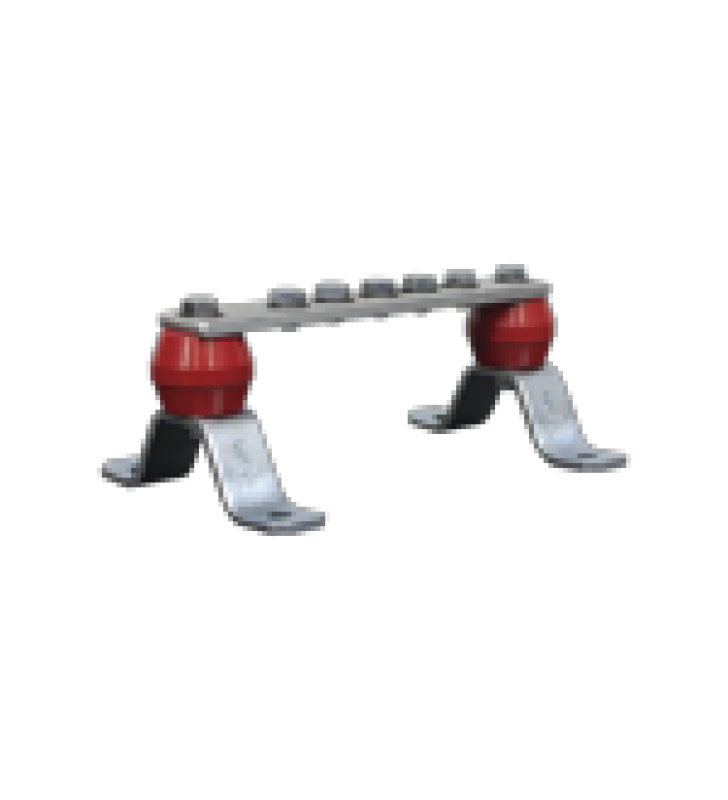 BARRA DE UNION DE ALUMINIO DE 5 CONTACTOS 1-1/2 X 8 X 1/4 (38.1 X 203.2 X 6.35 MM)