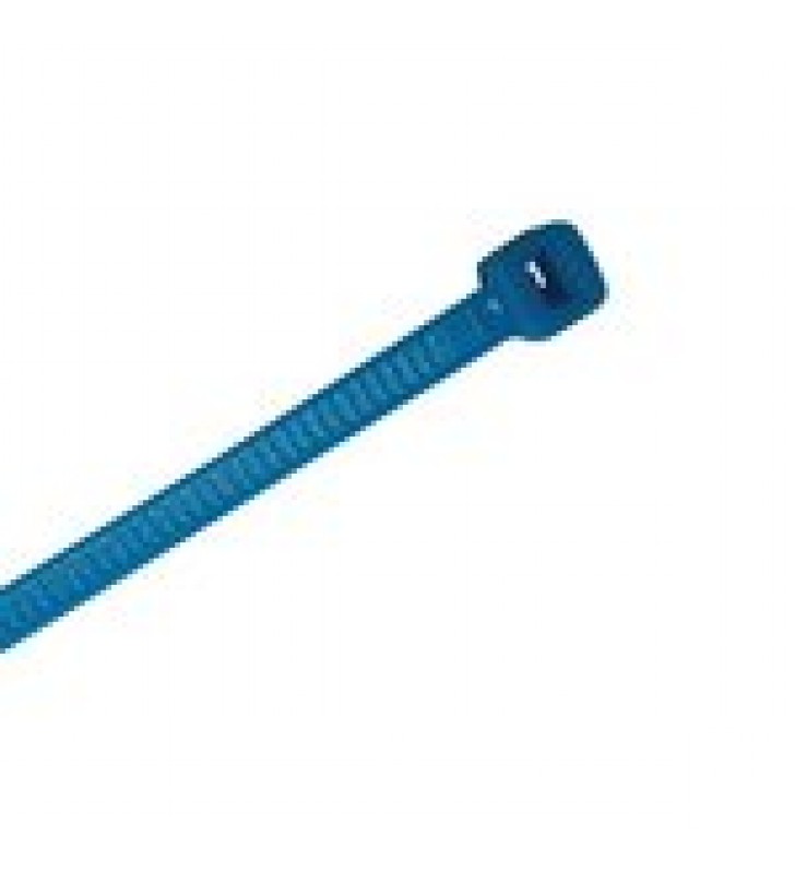 CINCHO DE NYLON COLOR AZUL 4.8 X 300MM (100PZS) (4200-04005)