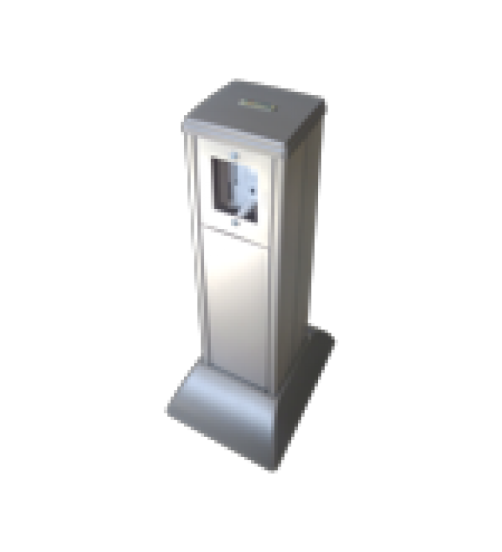 MINI COLUMNA COLOR ALUMINIO TODO EN UNO, ADMINISTRE DATOS Y ENERGIA (10000-02000)