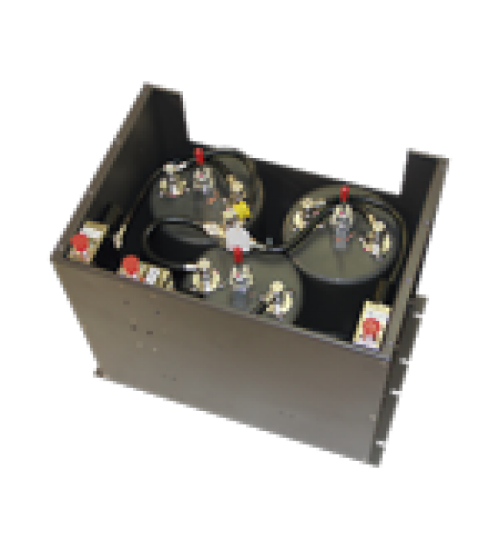 COMBINADOR SINCLAIR, 3 CANALES, 406-512 MHZ, MONTAJE EN RACK 19, N HEMBRAS, 125 WATT.