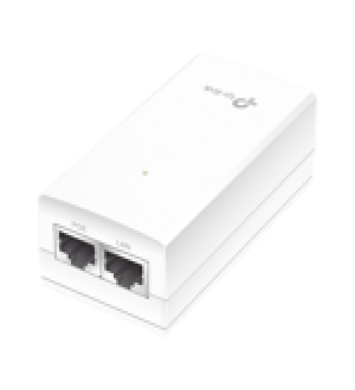 INYECTOR POE PASIVO DE 24V,  2 PUERTO 10/100/1000 MBPS, PLUG-AND-PLAY