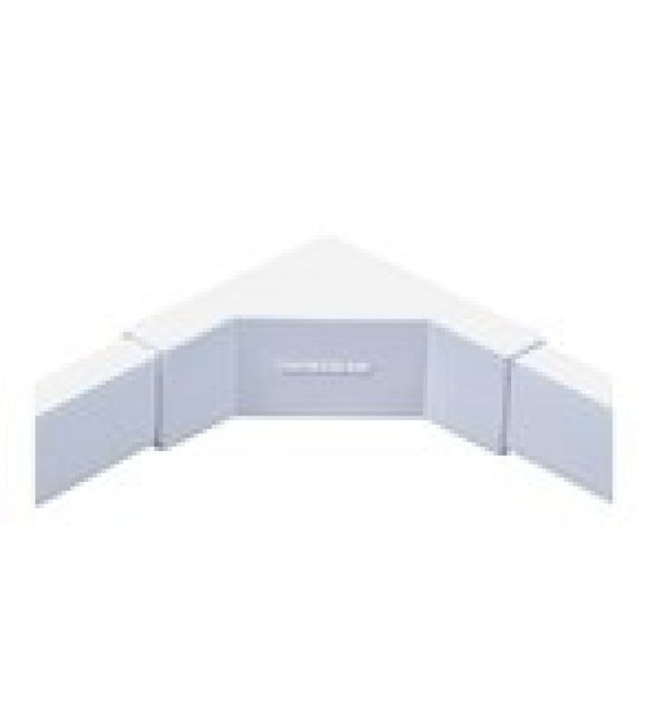 ESQUINERO INTERIOR COLOR BLANCO DE PVC AUTO EXTINGUIBLE,  PARA CANALETA TMK1720 (5220-02001)