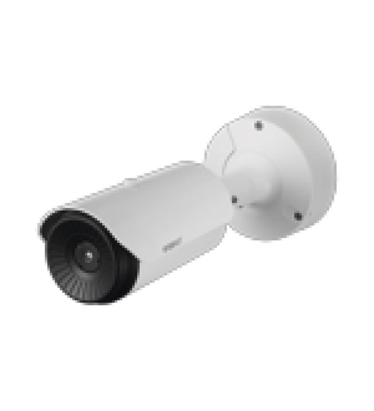 CAMARA BULLET ANTIVANDALICA TERMICA IP / RESOLUCION 640 X 480 / LENTE 13.7 MM / H.265 & WISESTREAM II /