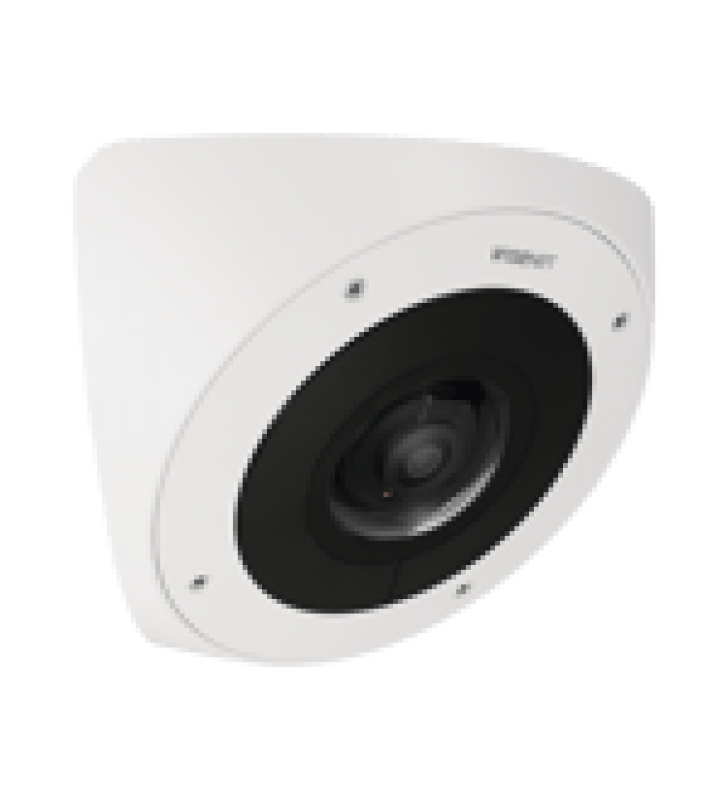 CAMARA IP ANTIVANDALICA 3MP PARA ESQUINA / LENTE 2.8 MM 100? / H.265 & WISESTREAM II / EXTERIOR IP66 / IK10+ / POE