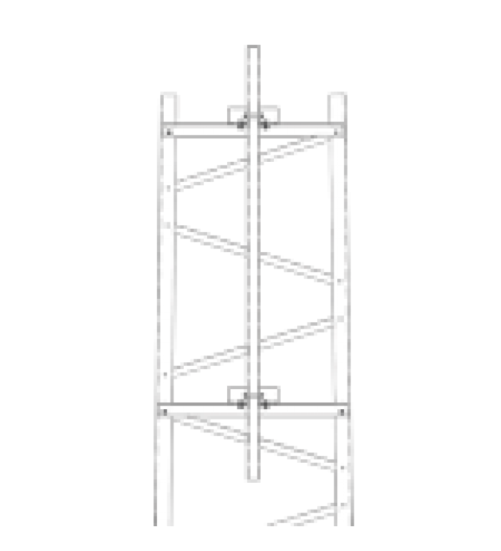 BRAZO PARA SECCION #2 TORRE TITAN CON HERRAJES Y MASTIL DE 6 (1.8M).