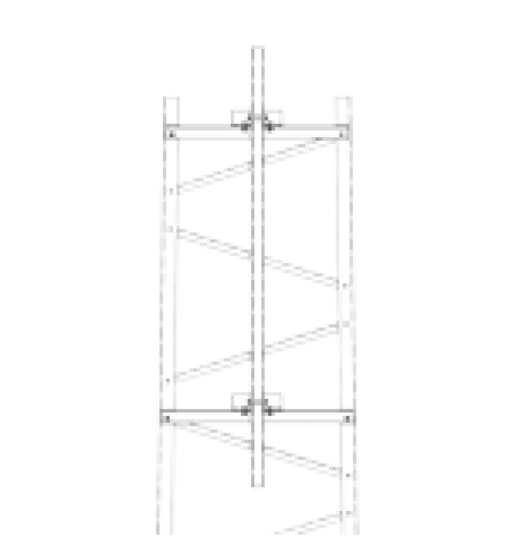 BRAZO PARA SECCION #4 TORRE TITAN CON HERRAJES Y MASTIL DE 6 (1.8M).