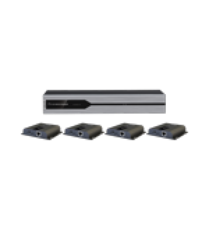 KIT DIVISOR Y EXTENSOR HDMI (EXTENDER SPLITTER)  / DIVIDE 1 FUENTE HDMI A 4 PANTALLAS / EXTIENDE LA SENAL HDMI HASTA 120 M / RESOLUCION 4KX2K @ 30 HZ / CAT 5E/6/6A / USO 24/7 / LONGITUD DEL CABLE AUTOAJUSTABLE / ALIMENTE SOLO EL TX (POC).