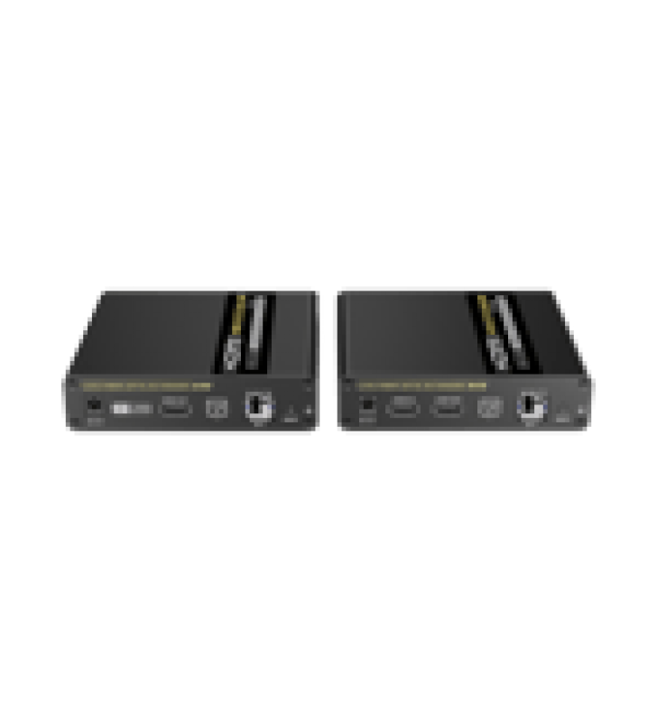 KIT EXTENSOR HDMI POR FIBRA OPTICA 10G A 40 KM / RESOLUCION 4K@60HZ/ MONOMODO (SMF) / IPCOLOR PIXEL / CERO LATENCIA/ SIN COMPRIMIR / S/PDIF / ARC / RS-232 / SALIDA LOOP / TRANSCEPTORES OPTICOS (GBIC) INCLUIDOS / IR BIDIRECCIONAL.