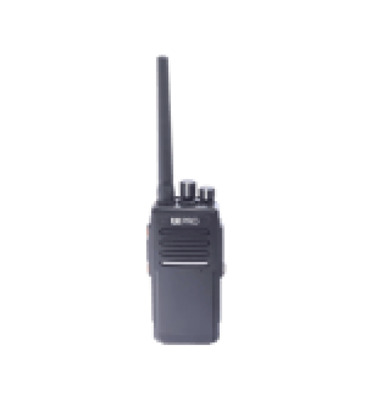 RADIO PORTATIL VHF 136-174 MHZ, DIGITAL DMR-ANALOGICO, 5 W, INCLUYE ANTENA, BATERIA, CARGADOR Y CLIP