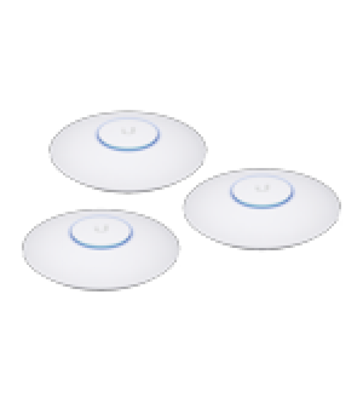 PAQUETE DE 3 ACCESS POINT UNIFI 802.11AC WAVE 2, MU-MIMO4X4 CON ANTENA BEAMFORMING, HASTA 1.7 GBPS, PARA INTERIOR POE 802.3AF, SOPORTA 200 CLIENTES, NO INCLUYEN POES