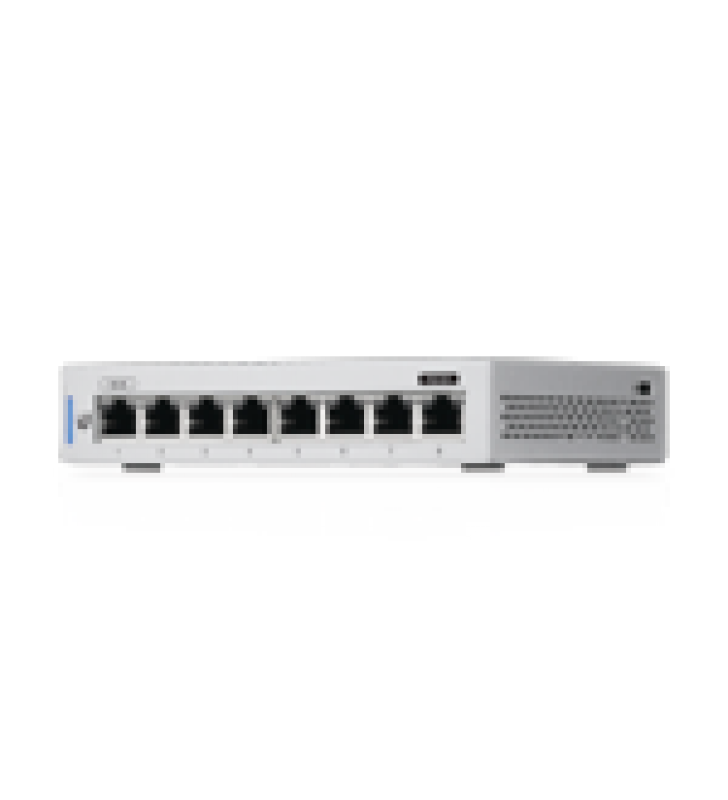 SWITCH UNIFI ADMINISTRABLE CAPA 2 DE 8 PUERTOS GIGABIT (7 ETHERNET Y 1 POE PASIVO 48V)