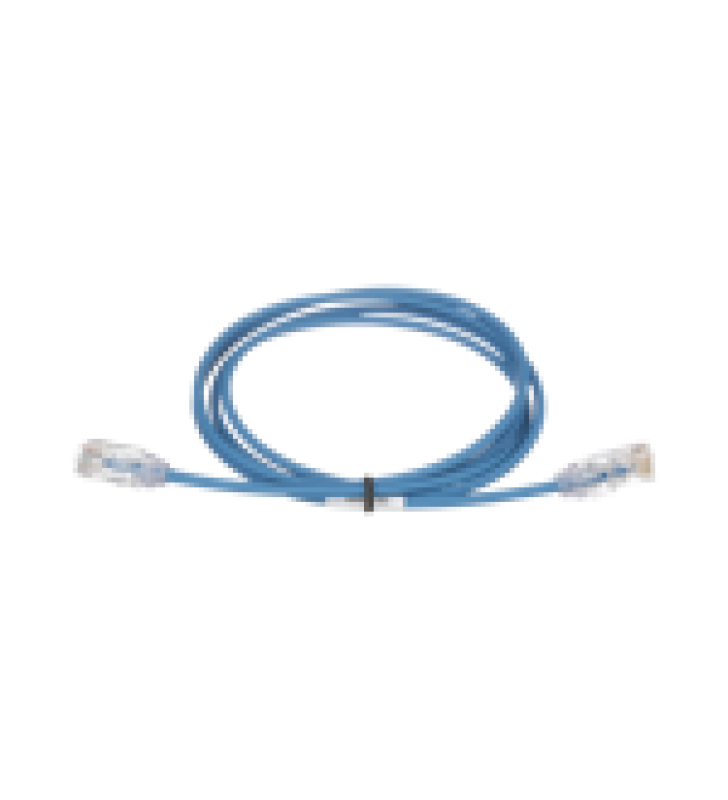 CABLE DE PARCHEO TX6, UTP CAT6, DIAMETRO REDUCIDO (28AWG), COLOR AZUL, 6FT