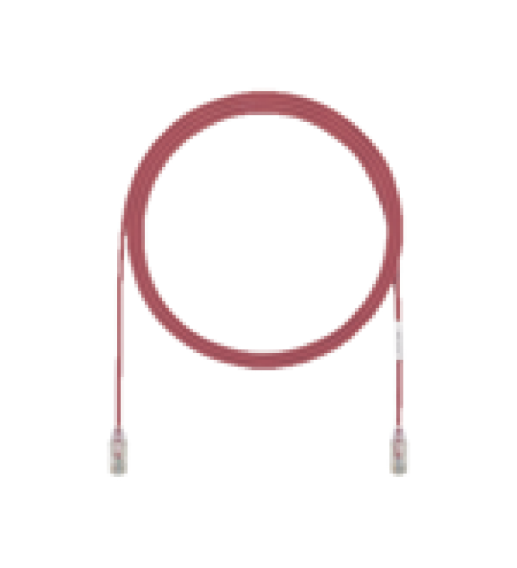 CABLE DE PARCHEO UTP CAT6A, CM/LSZH, DIAMETRO REDUCIDO (28AWG), COLOR ROJO, 3FT