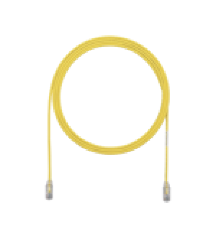 CABLE DE PARCHEO UTP CAT6A, CM/LSZH, DIAMETRO REDUCIDO (28AWG), COLOR AMARILLO, 7FT