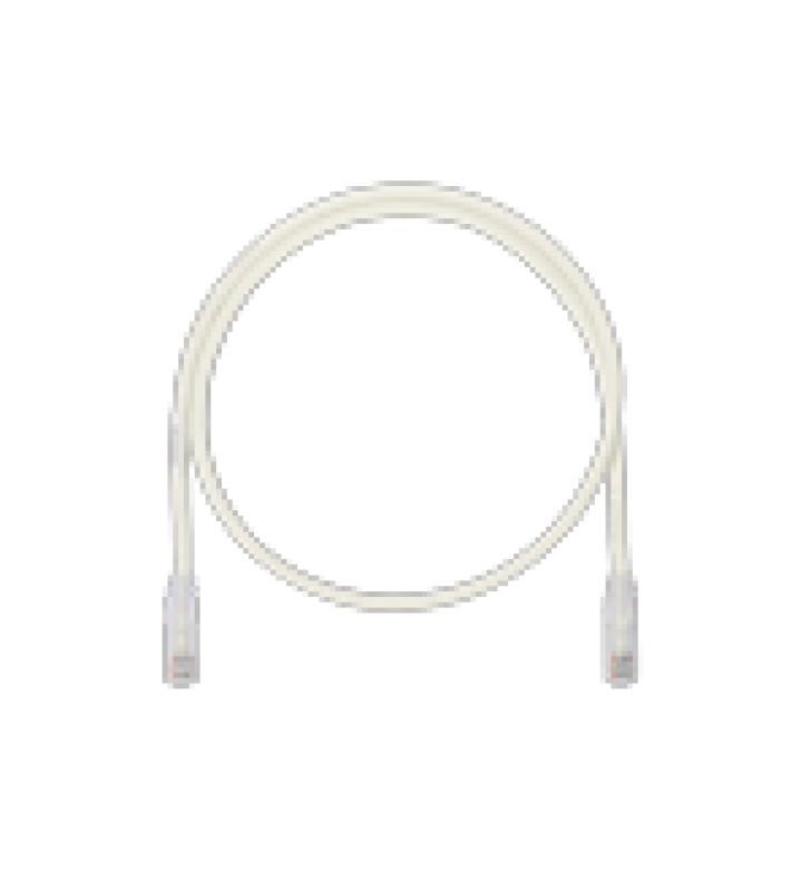CABLE DE PARCHEO UTP, CAT6A, 26 AWG, CM, COLOR BLANCO MATE, 7FT