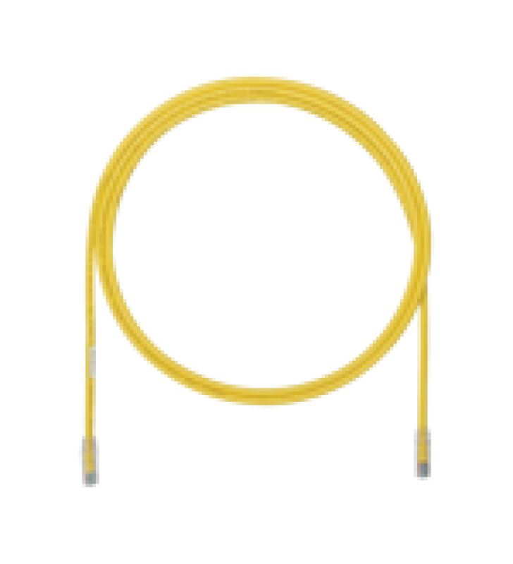 CABLE DE PARCHEO UTP, CAT6A, 24 AWG, CM, COLOR AMARILLO, 5FT