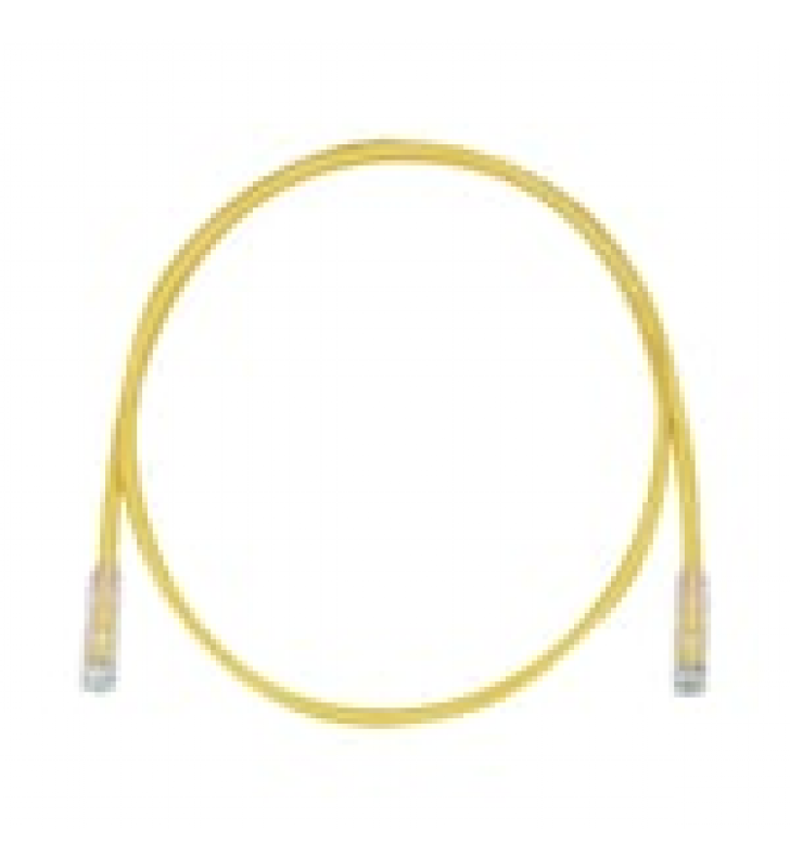 CABLE DE PARCHEO TX6, UTP CAT6, 24 AWG, CM, COLOR AMARILLO, 15FT
