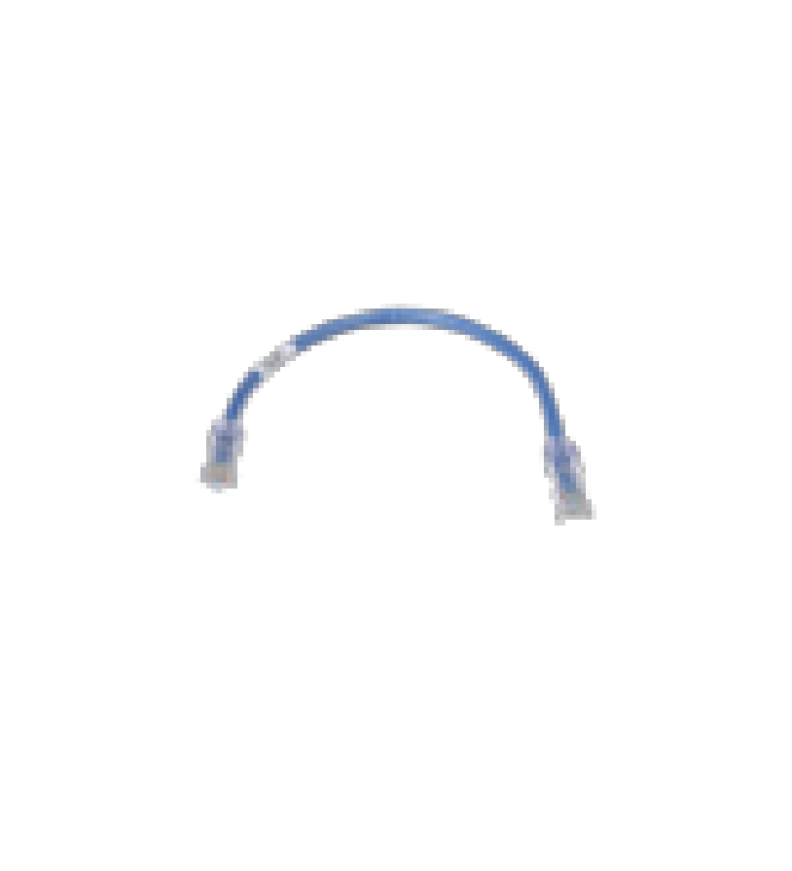 CABLE DE PARCHEO TX6, UTP CAT6, 24 AWG, CM, COLOR AZUL, 1FT