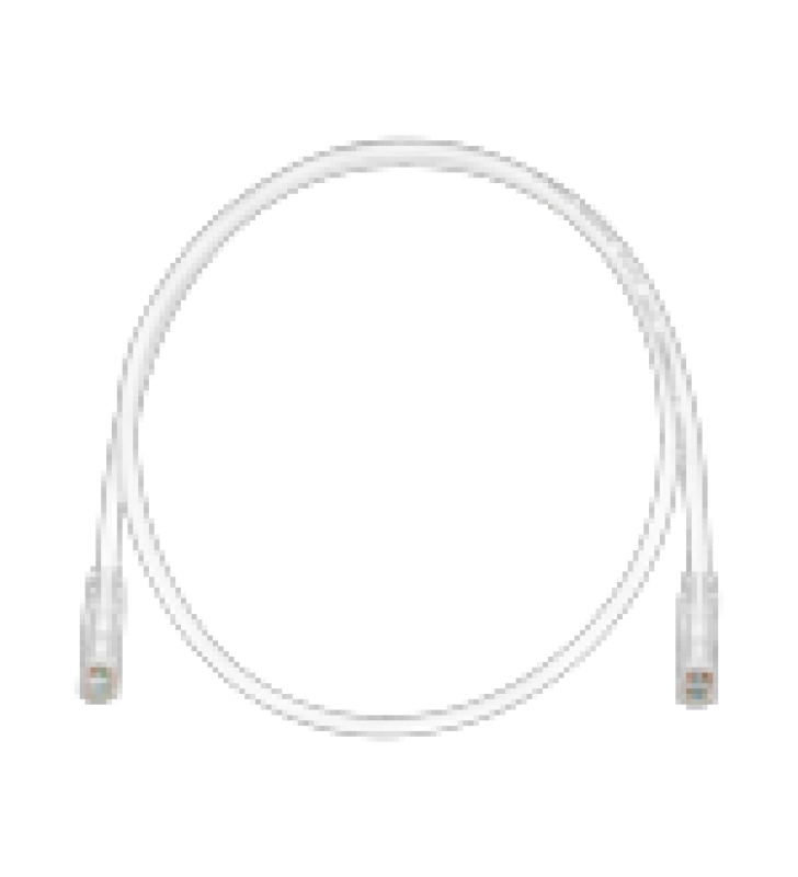CABLE DE PARCHEO TX6, UTP CAT6, 24 AWG, CM, COLOR BLANCO MATE, 7FT