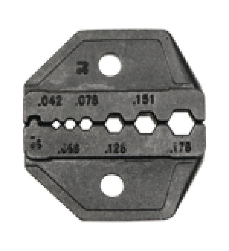 MATRIZ PONCHADORA PARA RG174, RG179 Y BELDEN 8218. COMPATIBLE CON PINZA PONCHADORA VDV200-010