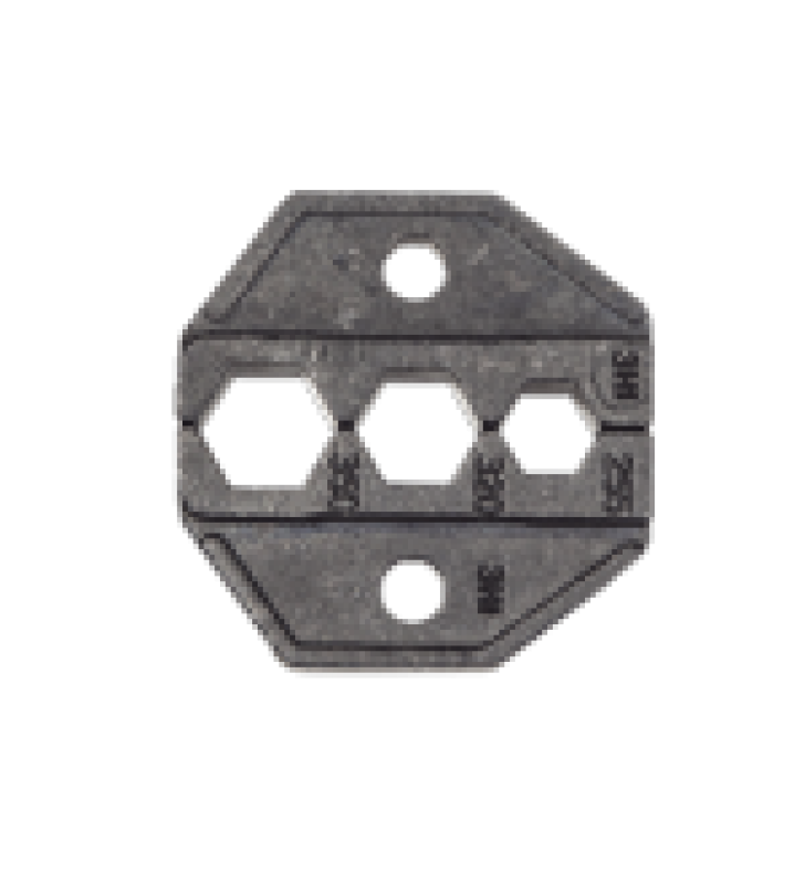 MATRIZ PONCHADORA PARA CONECTORES F DE CABLES COAXIALES RG59 Y RG6. COMPATIBLE CON PINZA PONCHADORA VDV200-010