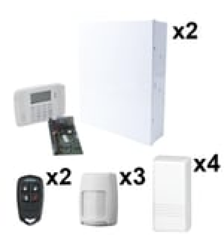 KIT DE 2 PANELES DE ALARMA VISTA48/6162RF CON SENSORES INALAMBRICOS 5816, 5800PIR Y 58344