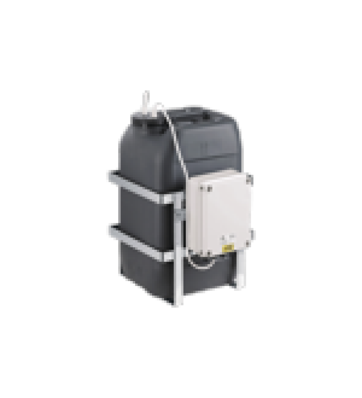 BOMBA DE LAVADO CON ALCANCE DE 30M Y TANQUE DE ALMACENAMIENTO DE 23 LITROS PARA SERIE ULISSE CON LIMPIA-PARABRISA, 120 VCA