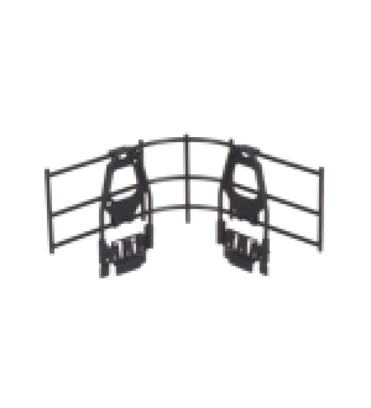 ACCESORIO DE CONTROL DE RADIO DE CURVATURA EN CRUCES, TES O INTERSECCIONES, EN CHAROLAS WYR-GRID? DE PANDUIT, 101.6 MM DE ALTO, COLOR NEGRO