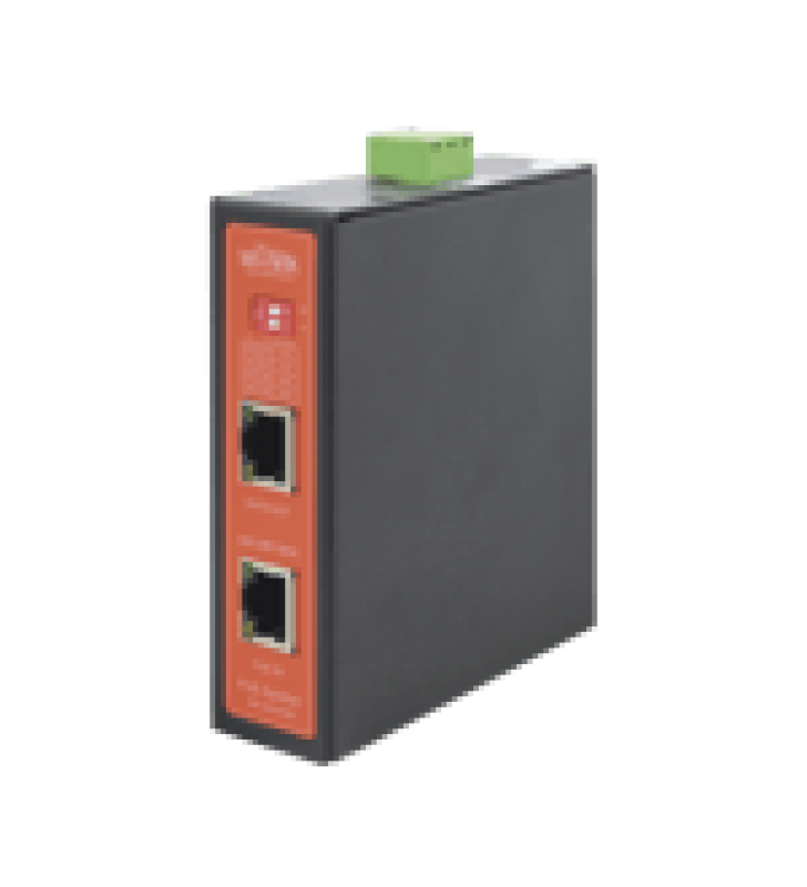 SPLITTER POE IN HASTA 90 W / SALIDA DC 12V/16V/24V O 48V / CARCASA METALICA / INDUSTRIAL SOPORTE PARA RIEL DIN / APLICACIONES CCTV