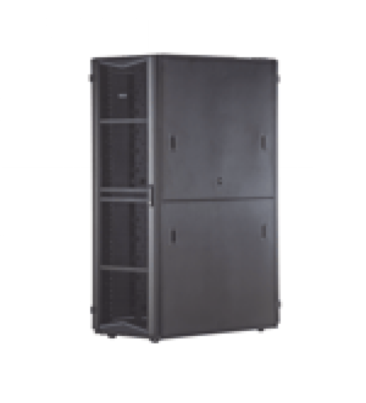 GABINETE FLEXFUSION PARA CENTROS DE DATOS, 42 UR, 600 MM DE ANCHO, 1070 MM DE PROFUNDIDAD, FABRICADO EN ACERO, COLOR NEGRO