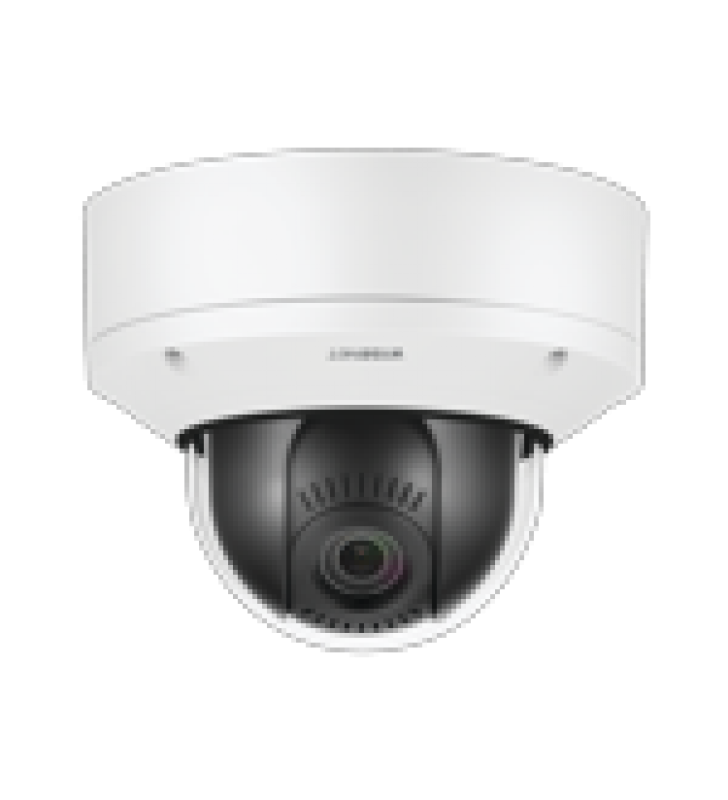 CAMARA IP DOMO INTERIOR ANTIVANDALICO PTRZ 5MP / LENTE MOTORIZADO 2.8-12MM / FACIL INSTALACION / IR 50M / WDR 150DB / H.265 & WISESTREAM II