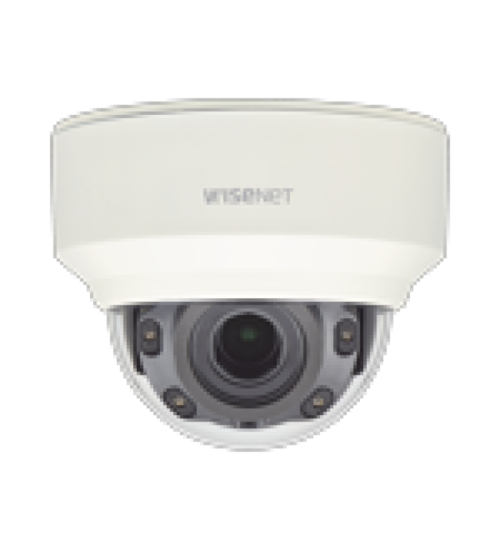 CAMARA TIPO DOMO INTERIOR 2MP / LENTE MOTORIZADO 2.8-12MM / IR 30M / WDR 120DB / IP66 / H.265 & WISESTREAM