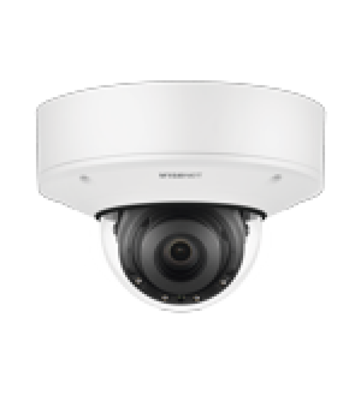CAMARA IP TIPO DOMO ANTIVANDALICO 6MP / LENTE MOTORIZADO 2.8 - 8.4MM / IR 40M / WDR 120DB / H.265 & WISESTREAM