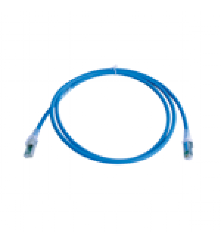 PATCH CORD Z-MAX CAT6A S/FTP, CM/LS0H, 5FT, COLOR AZUL