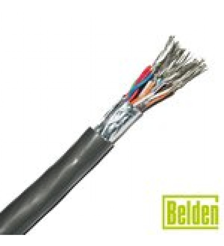 CARRETE DE 305 MTS. DE CABLE DE 12 PARES TRENZADOS, ESTANADOS, AISLADOS DE CALIBRE AWG24 (7X32).