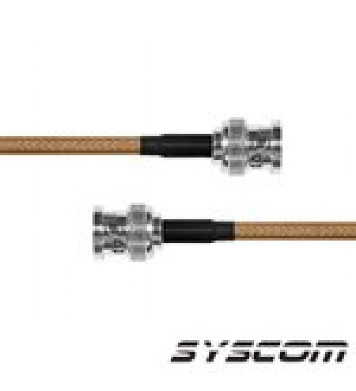 CABLE COAXIAL RG-142/U DE 110 CM, CON CONECTORES BNC MACHO A BNC MACHO. CABLE COAXIAL RG-142/U DE 110 CM, CON CONECTORES BNC MACHO A BNC MACHO.